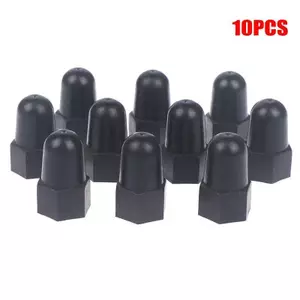 GE 10 Chiếc Kéo Dài Đai Ốc Nắp Lục Giác Đai Ốc M6 M8 M10 M12PE Nhựa Đai Ốc Bảo Vệ Mũ Lục Giác Vít Tay Bảo Vệ VN