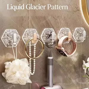 Móc lưu trữ gia đình hàng đầu có bảng điều khiển họa tiết phong cách Acrylic trong suốt Móc trang trí cho nhà bếp