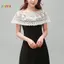 < Honeyba > Nữ Dệt Kim Rỗng Ra Khăn Choàng Quấn Đám Cưới Cô Dâu Đầm Dạ Hội Ren Khăn Choàng Cưới Hoa Hướng Dương Ren Shrug Cape Poncho Đẹp