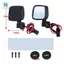 RC Gương Chiếu Hậu Ô Tô Có Đèn LED Cho 1 / 10 SCX10 II III RC Xe Bánh Xích Mô Phỏng Trang Trí Phần