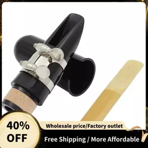 Bộ ống ngậm, Bao gồm Dây chằng + Clarinet 2.5 + Đen Clarinet Ống ngậm Nắp nhựa Phụ kiện nhạc cụ