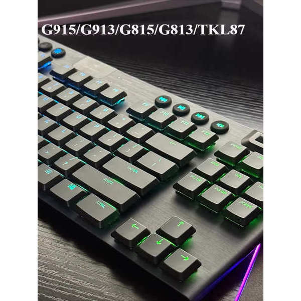 Keycap thay thế Logitech màu đen hoàn toàn mới Thích hợp cho G915 / G913 / G913tkl / G813TKL và các bàn phím cơ khác