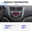 Xe Tái Trang Bị Đài Phát Thanh Fascia Khung Bảng Điều Khiển DVD Viền Bộ Cho I-25 I25 Accent 2DIN Dash Stereo Giao Diện, 2 Din