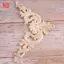 20 * 20cm Gỗ Cao Su Gỗ Sồi Khắc Góc Trên Lớp Phủ Tủ Không Sơn