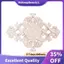 Rất nhiều Gỗ Khắc Dài Onlay Đính Tường Hoa Không Sơn Tủ Trang Trí Cửa Loại: 21x15cm