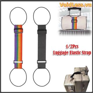 VOIDLESS 1 / 2 Dây đeo đàn hồi hành lý, Dây nối hành lý có thể điều chỉnh có thể tái sử dụng, Dây đeo đóng gói hành lý đa năng Phụ kiện Luggag