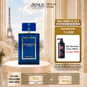 Nước Hoa Nam Diamond Homme Dark Blue Hương Thơm Nam tính, Thời Thượng 45ml