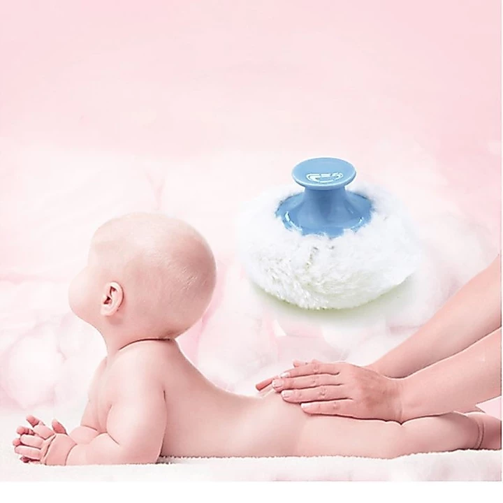Hộp Đựng Phấn Rôm Cho Bé Kèm Bông Chậm Phấn – 4