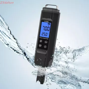 Bút thử nước gia đình DALTON, Máy đo chất lượng nước chống nước 5 trong 1, Máy kiểm tra PH Màn hình kỹ thuật số LCD có độ chính xác cao Máy đo PH kỹ thuật số đa chức năng Bể bơi