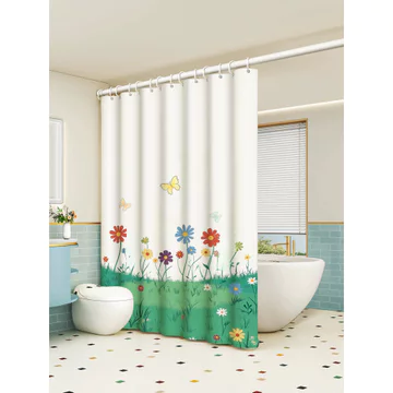 Phòng Tắm Dày Tắm Rèm Vải Đục Lỗ Phòng Tắm Phân Vùng Rèm Cửa Cửa Sổ Chống Nấm Mốc Chống Thấm Nước Bộ Rèm Treo
