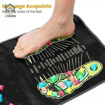 [ZTHOME] Thảm Massage Chân Phản Quang Đi Bộ Đá Đường Massage Chân Bấm huyệt Thảm Cho Bấm huyệt Rels Dành Cho Học Sinh Cao Tuổi Ngồi Dài Và Nhân Viên Văn Phòng