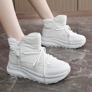 Size35-43, Giày bốt tuyết ấm áp lót lông cừu đế dày dành cho nữ, Giày Cotton chống trượt chống thấm nước mùa đông dành cho nữ, Giày bốt ngắn nữ, Giày bốt nữ