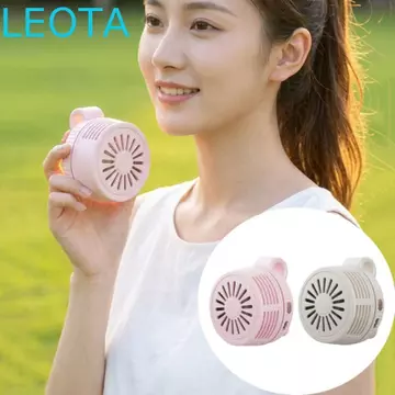 Quạt kẹp LEOTAKF, Quạt cầm tay thu nhỏ xoáy lốc nhỏ, Quạt Mini nhỏ gọn cầm tay treo thẻ di động treo quanh eo