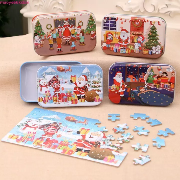 Câu đố 3D Giáng sinh ZORVEX, Nhà Giáng sinh Cây thông Noel Thẻ giấy Ghép hình, Khối xây dựng Đồ chơi Xếp hình Đồ chơi 3D Handmade DIY Đồ chơi mô hình trẻ em Đồ chơi trẻ em Đồ chơi trẻ em