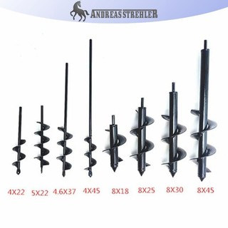 Onetimingfine ing Hoa Và Thực Vật Đào Lỗ Mũi Khoan Xoắn Ốc Thanh Rời Đất Hợp Kim Đất Ddrill Bit Thanh Ngắn VN