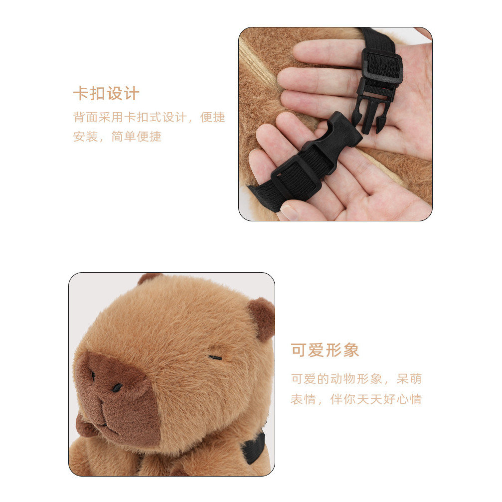 Capybara Xe Treo Khăn Giấy Hộp Dễ Thương Sang Trọng Xe Tay Hộp Bơm Hộp Đa Năng Bơm Hộp