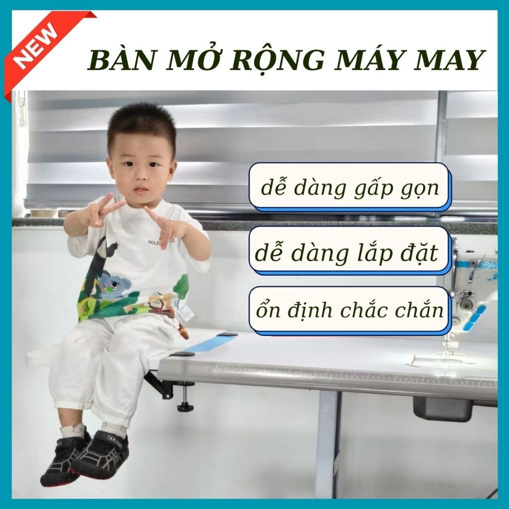 Bàn Nối Mở Rộng Máy May Mini 300×540mm – Phụ Kiện Tiện Ích Giúp May Vá Dễ Dàng Hơn