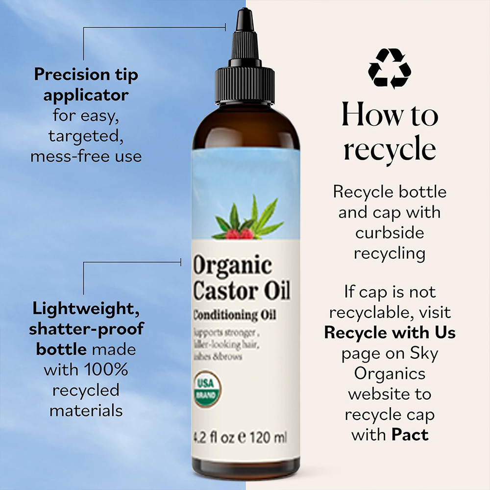 Organic castor oil oil 120ml