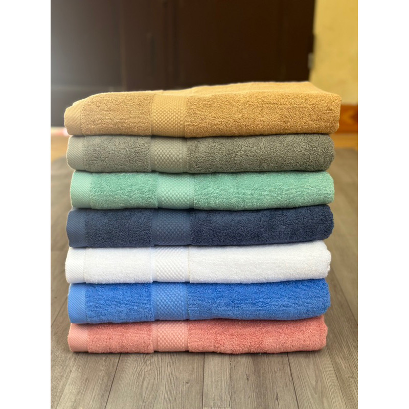 Khăn Cotton 100% Cao Cấp – Mềm Mịn, Thấm Hút Tốt, Không Phai Màu – Dùng Lau Mặt, Gội Đầu, Tắm