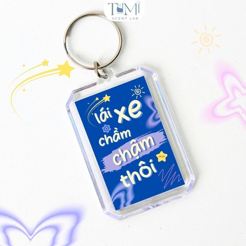 Quà Tặng 20/10, Móc Khoá Thông Điệp, Lời Nhắn Truyền Động Lực, KeyChain Treo Balo, Chìa Khoá Siêu Dễ Thương, Tặng Mẹ, Ng