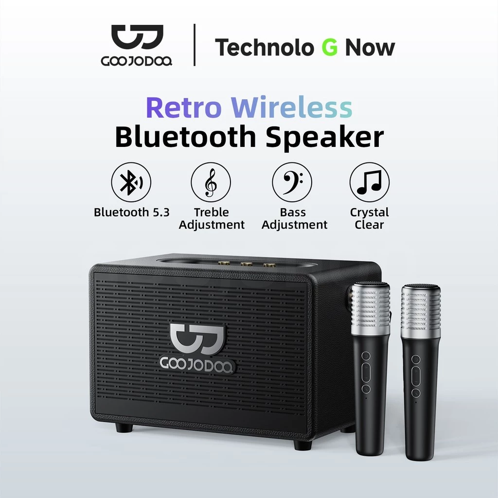 Loa GOOJODOQ Retro mặt trước
