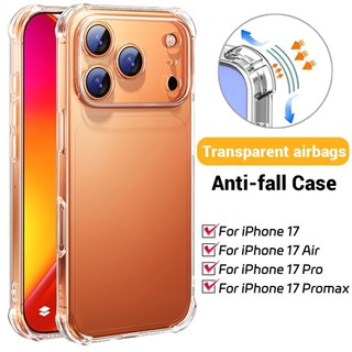 Ốp Điện Thoại Trong Suốt Chống Sốc Cho iPhone 17 16 15 14 13 12 11 Pro XR X XS Max 16e 6 6S 7 8 Plus Chất Lượng Cao Không Bao Giờ Màu Vàng Silicon Mềm Bảo Vệ Chống Va Đập Bé Gái Bé Trai