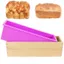 Khuôn Xà Phòng Silicon ZENZON, Khuôn Làm Xà Phòng Hình Chữ Nhật 1200ml, Chống Dính DIY Handmade Xà Phòng Silicon Linh Hoạt Thủ Công Hình Chữ Nhật Khuôn Xà Phòng Phụ Kiện Nướng Bánh