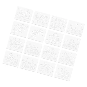 Treeling Chuyên Nghiệp Có Thể Tái Sử Dụng Nghệ Thuật Stencil Mẫu Độ Chính Xác Cắt Hình Mẫu Bộ Dụng Cụ Thủ Công Cho Thiết Kế Sáng Tạo