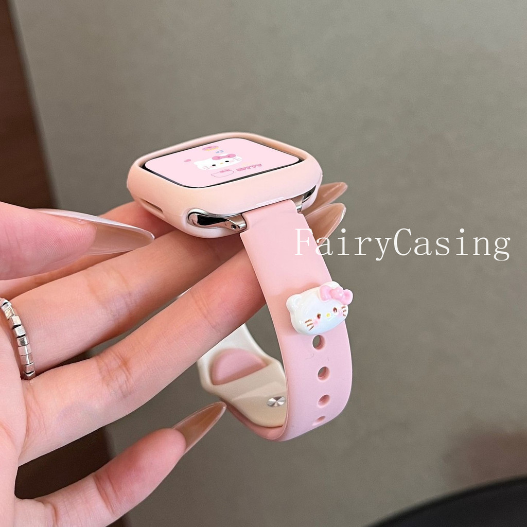 Dây Silicon Mềm Cho Apple Watch Series 11 10 9 8 7 46mm 42 45mm 41 SE 6 5 4 44mm 40 38mm Iwatch Ultra 2 3 49mm Dây Đeo Tay