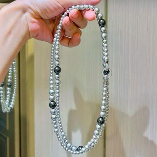[ N1118 ] - Vòng Cổ, Dây Chuyền Ngọc Trai Nhân Tạo Mix Hạt Lớn Nhỏ, khoá sang trọng
