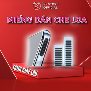Dán loa cho điện thoại chống bụi bẩn, lưới bảo vệ loa màu đen, chống nước bắn, không cản âm thanh - MDCL