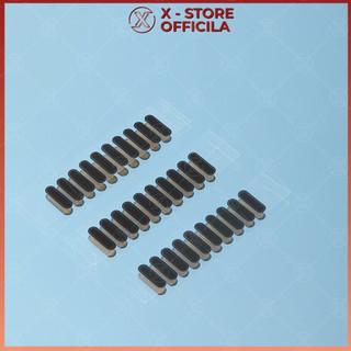 Dán loa cho điện thoại chống bụi bẩn, lưới bảo vệ loa màu đen, chống nước bắn, không cản âm thanh - MDCL