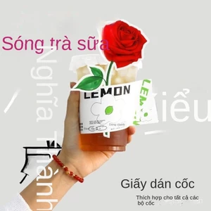 🌟Trà Sữa Quán Cà Phê Uống Bánh Nướng Hoa Hồng Chèn Thẻ Công Chúa Xin May Mắn 520 Ngày Lễ Tình Nhân BI1W