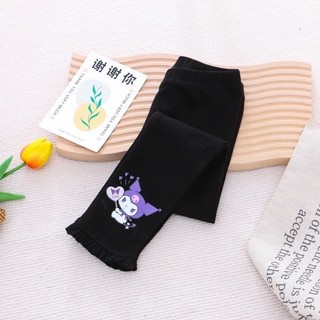 QuầN Legging Cotton Co GiãN Bé GáI ThiếT Kế Kuromi Phù HợP MặC Trong QuầN Legging Bé GáI