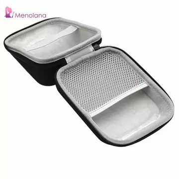 Menolana Caseing Hard Caseing cho Omron Máy đo huyết áp cánh tay trên có vòng đeo tay Túi bảo vệ du lịch di động Vỏ cứng