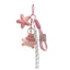Yoo Dễ Thương Túi Charm Mặt Dây Chuyền Móc Khóa Ngôi Sao Búp Bê Bện Dây Móc Khóa Túi Quyến Rũ Cho Ba Lô Ví Túi Xách Trang Trí