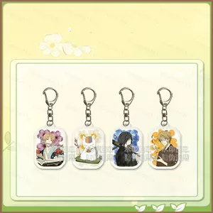 SQ11 Sách Của Bạn Bè Móc Khóa Acrylic Hoạt Hình Anime Mặt Dây Chuyền Bền Đẹp Cho Ba Lô Túi & Chìa Khóa