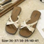 SAIA 1 Đôi Dép Đế Bằng, Dép Đế Mềm Chống Trơn Trượt, Xăng đan Nhẹ Chống Trơn Trượt Trên Bãi Biển Mở