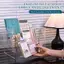 Giá lưu trữ đa chức năng trong suốt ba lớp cho mỹ phẩm văn phòng phẩm và sách có tay cầm tiện lợi