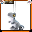 Jurassic World ball-chain mascot — Blue (Velociraptor), approx. 13 cm wide