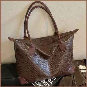 Túi Tote dung tích lớn SQ11 Pu phiên bản Hàn Quốc Túi đeo vai thời trang đa năng đi lại