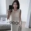 JULYHOT Mùa Hè Retro Hoa Rỗng Thêu Tròn Ne Không Tay Rời Dệt Kim Vest Dành Cho Nữ Massivedeals