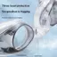 TMOY 1 Kính Lặn Silicon Chống Sương Mù Chống Thấm Nước HD Nam Nữ Cho Bể Bơi Và Đi Biển Phiêu Lưu TMOY