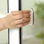 Ziyulinyuk 4 Nhựa Trong Suốt Tay Nắm Cửa PU Mềm Tự Dính Tay Nắm Cửa Trượt Tủ Bếp Kính Cửa Trượt Ngăn Kéo Tay Cầm VN