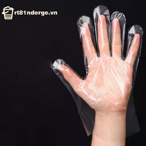 GE 100 Chiếc Găng Tay Nhựa Thực Phẩm Trong Suốt Dùng Một Lần Găng Tay Phụ Kiện Nhà Bếp VN