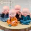 GE 4 Little Monk Nhựa Tượng Đáng Yêu Mini Thủ Công Đồ Trang Trí Cho Xe Bảng Điều Khiển Bàn Văn Phòng Nhà Trang Trí Phòng Khách VN