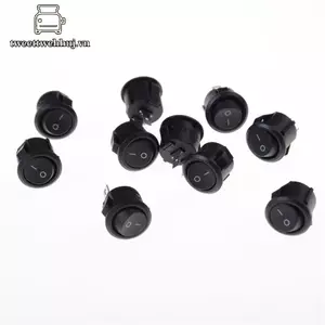 Nhíp 10 Cái 16mm Thuyền Tròn Nhỏ Roer Switch 2 Pin ON-OFF Roer Switch VN