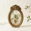 Khung Nhựa Mở Hình Bầu Dục Vintage Hình Bầu Dục Khung Hình Trang Trí Cổ Điển Cũ Cho Phòng Khách, Lối Vào