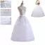 GILL Underskirt Crinoline, Áo Petticoat trắng dài, Áo choàng bóng 3 lỗ