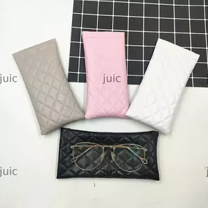 Túi đựng kính JUIC, Túi đựng kính râm đơn / hai lớp cao cấp, Túi đựng kính mắt bằng da PU chống thấm nước sáng tạo dành cho phụ kiện kính mắt du lịch